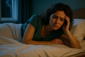 's-nachts niet kunnen stoppen met piekeren