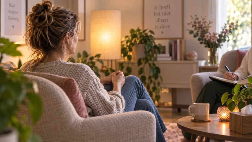 Therapiegesprek over overprikkeld zenuwstelsel, hulp bij EMDR